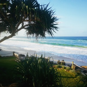 Beach from our Place in Australia